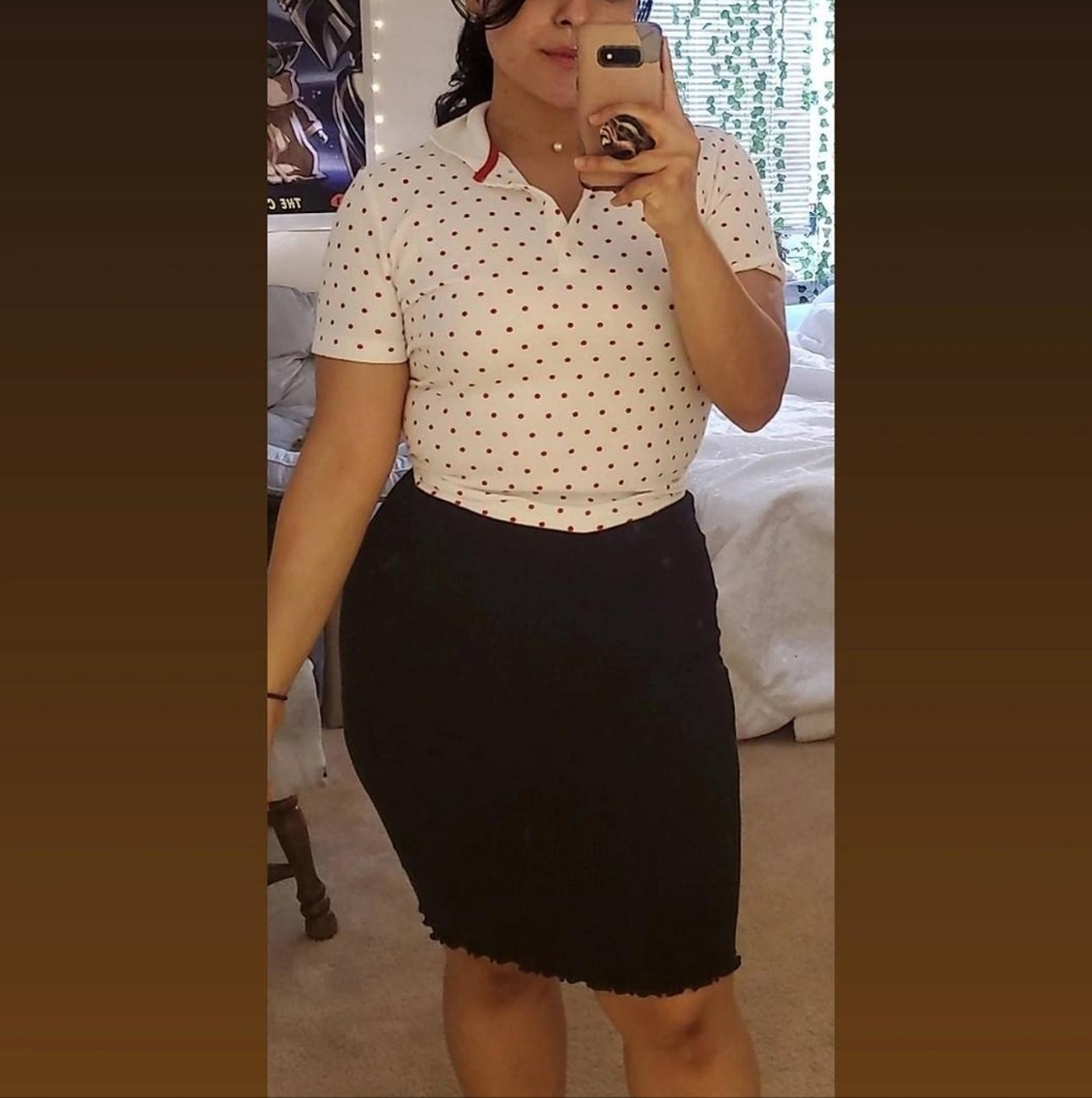 Forever 21 Black Pencil Skirt Knee-Length Work BUY1 GET1 FREE